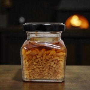 Mikro Czosnek – chrupiące nasiona w miodowej zalewie